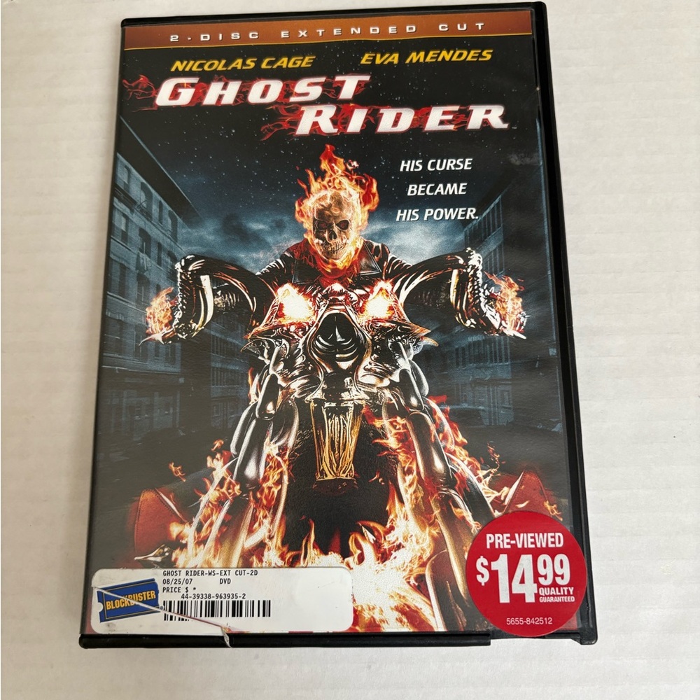 Ghost Rider DVD - 2 Disc Extended Cut